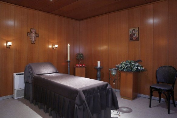 Funerarium in de buurt Gavere, Oost-Vlaanderen