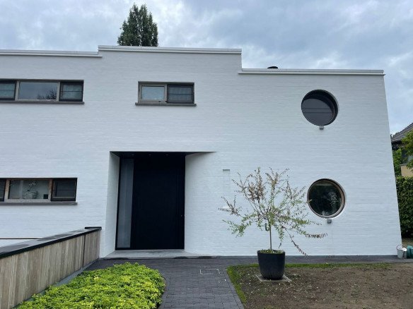 Gevel reinigen met hogedruk Maldegem, Oost-Vlaanderen
