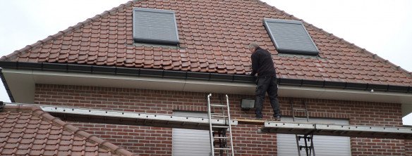 Plaatsen van dakgoten Lebbeke, Oost-Vlaanderen