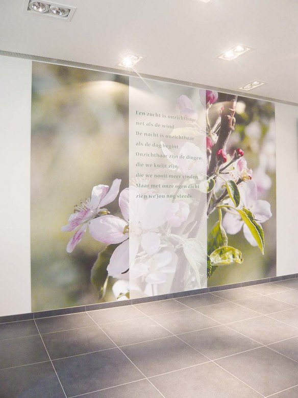 Decoratie stilteruimtes, Decoratie verzorgingsruimtes, Decoratie Uitvaartcentrum, Vormgeving stilteruimtes, Vormgeving verzorgingsruimtes, Vormgeving Uitvaartcentra in Hamont-Achel, Limburg