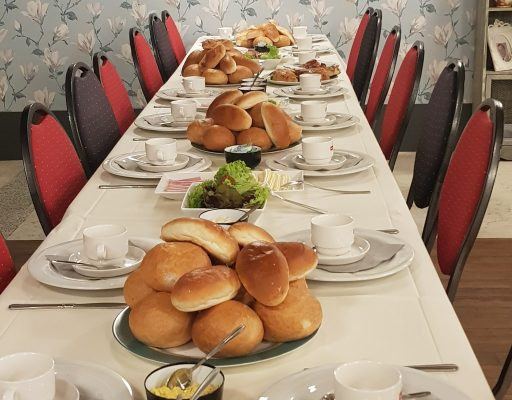 Koffietafel na begrafenis Lebbeke, Oost-Vlaanderen