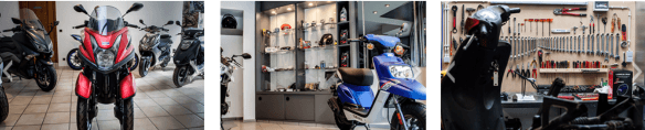Verkoop van scooters, Verkoop van bromfietsen, Verkoop van maxi scooters, Verkoop van motoren, Verkoop van motor accessoires, Verkoop van motoronderdelen, Herstellingen van Mobylette, Depannages van scooters in Heverlee, Vlaams-Brabant