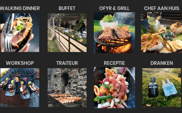 Catering, BBQ, Chef aan huis, Buffet, Groepsreserveringen voor feestjes in Merelbeke, Oost-Vlaanderen