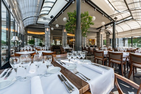 Brasserie met zonneterras, Cafe, Franse keuken, Visgerechten, Lunches, Ruim aanbod schaaldieren, Dineren in Wemmel, Vlaams-Brabant