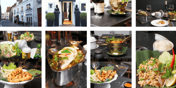 Visvruchten, Zeevruchten, Thaise gerechten, Romantisch restaurant, Traditionele Thaise keuken, Thaise restaurant, Menu van de chef, Take a way, Restaurant met een terras, Vegetarische gerechten in Brugge, West-Vlaanderen