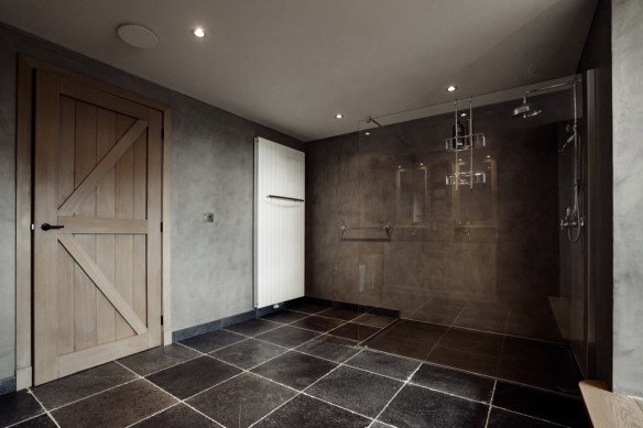 Interieur, Betonlook, Gyprockwerken, Vloeren, Badkamer, Sanitair, Keuken, Betonnen keukenbladen, Maatwerk, Betonlook muur in Hamont-Achel, Limburg