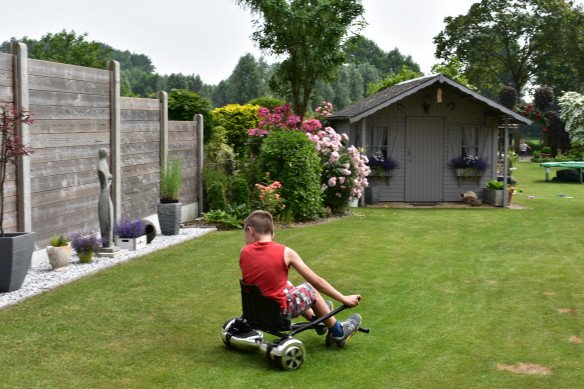 Plaatsen van tuinhuizen Merendree, Oost-Vlaanderen