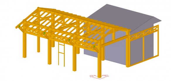 Staalconstructie in 3D Bree, Limburg