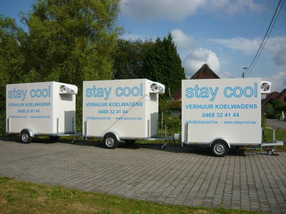 Verhuren koel aanhangwagens voor evenementen Ranst, Antwerpen