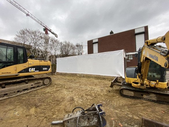 Naakte gevel beschermen Merksem, Antwerpen