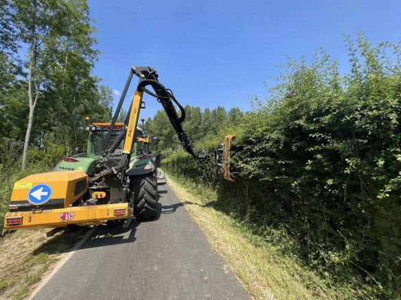 Veiligheidscontrole bomen Lo-Reninge, West-Vlaanderen