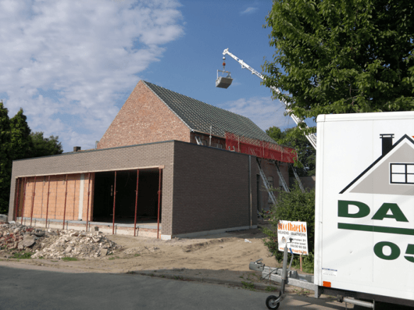 Platte daken Lebbeke, Oost-Vlaanderen